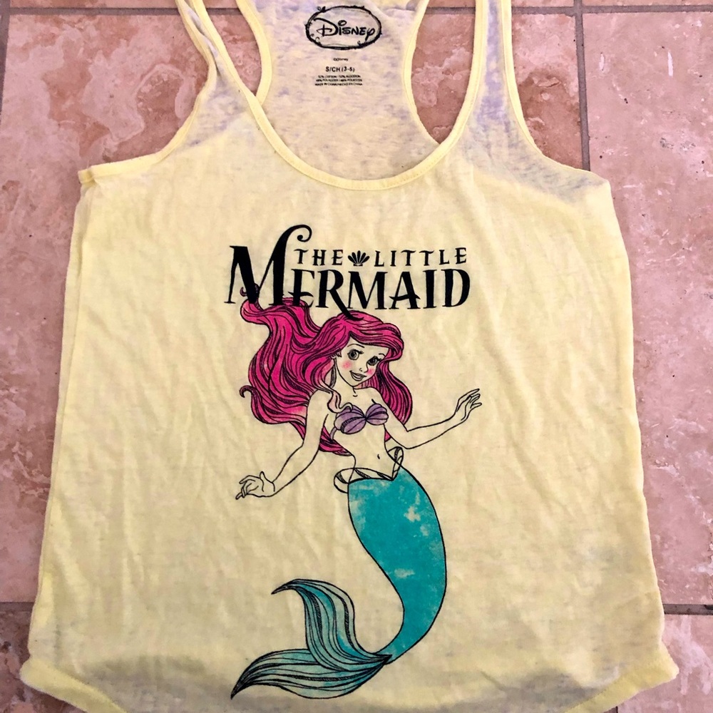 Disney The Little Mermaid tank top size small